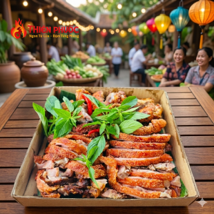 Giò Heo Muối chiên 