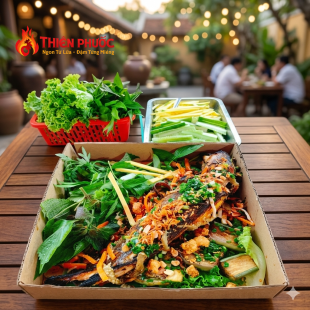 Cá Lóc Nướng Cà Tím